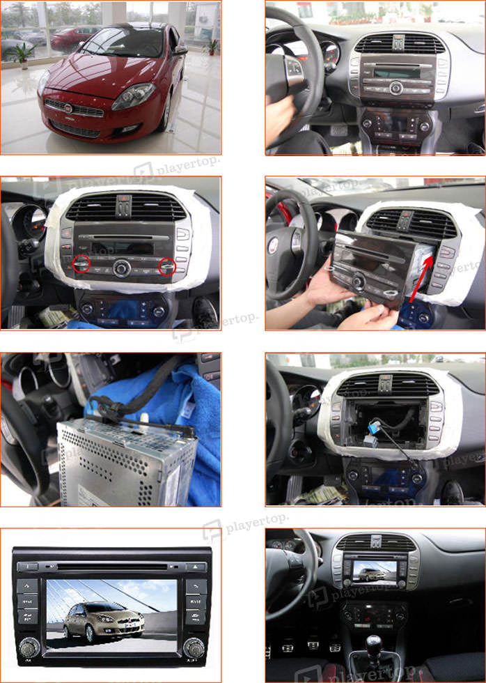 installation autoradio fiat bravo 2007 2012